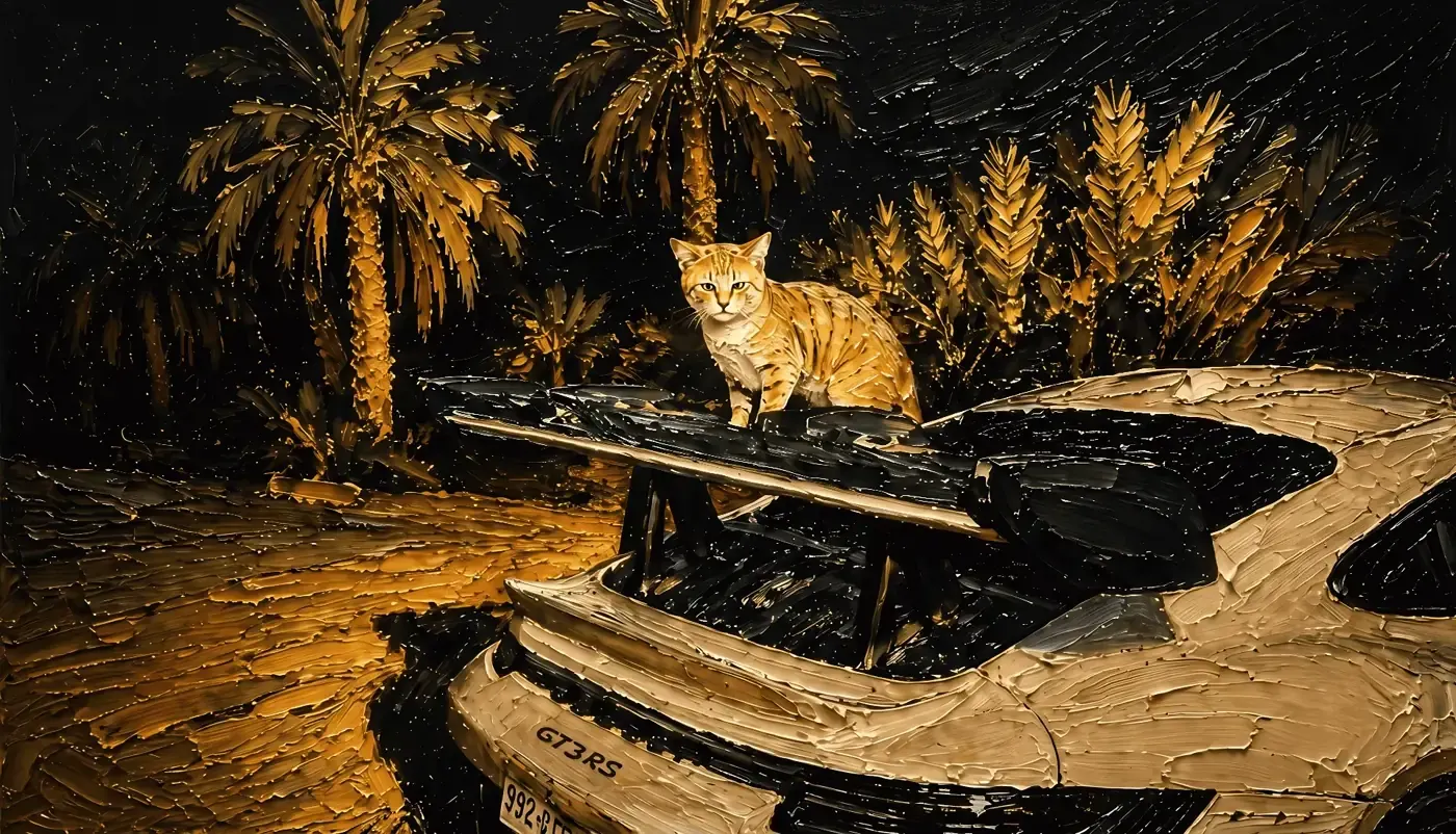 Porsche gato